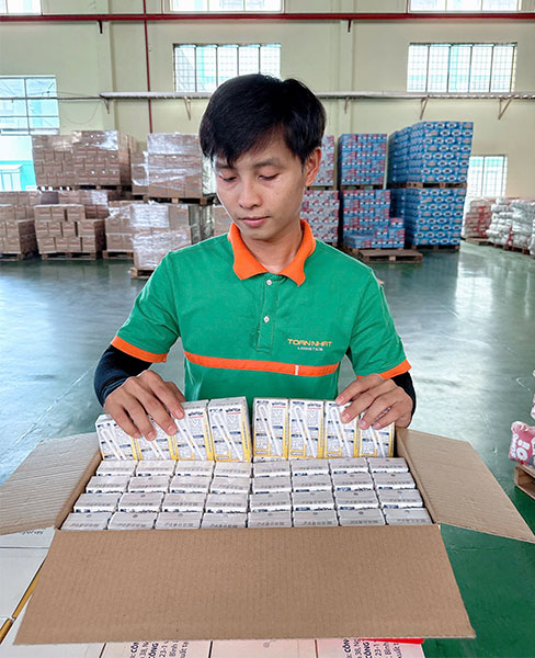 hàng hóa đóng gói